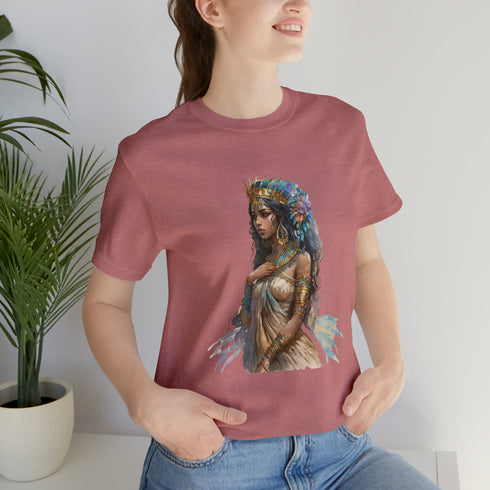 Ancient Egyptian Priestess - Short Sleeve Tee